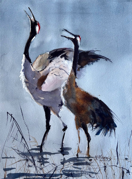 "Japanese Crane Duet"