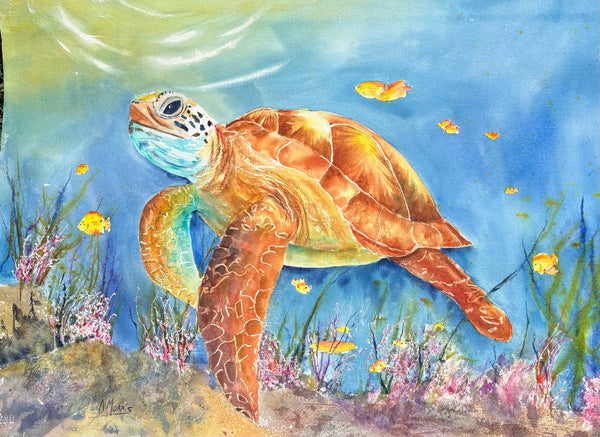 "Brown Sea Turtle"